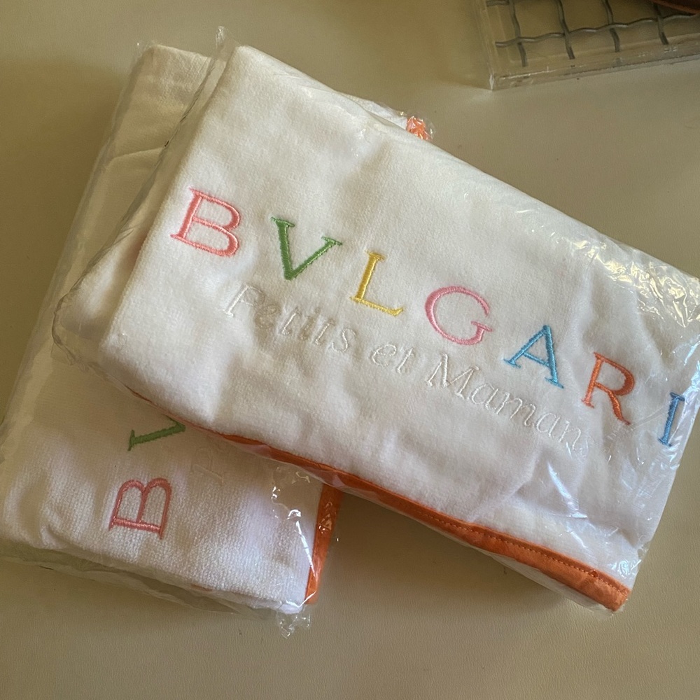 New BVLGARI baby Towels